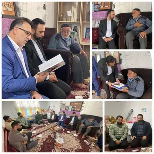 دیدار با خانواده شهید هنرمند سیدحسن حسینی