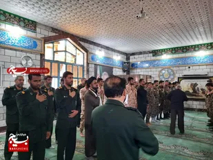 برگزاری مراسم عزاداری در ناحیه مقاومت بسیج خرمشهر