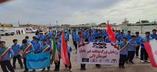 نمایش آمادگی و اقتدار در مدرسه ولایت لالی