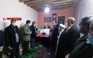 دیدار مسئولان شهرستان ابهر با پدر شهیدان &laquo;طارمی&raquo;