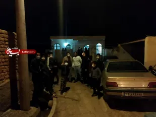 پایگاه شهدای روستای چنداب ایوانکی پیاده روی شبانه انجام دادند