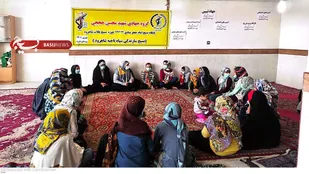 برگزاری اردوی جهادی طلاب خواهر بسیجی در دهستان طرود شاهرود