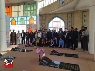 تجدیدبیعت با شهدای گلگون کفن وردنجان