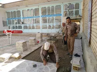 بهسازی مسجد جامع روستای عیسی آباد