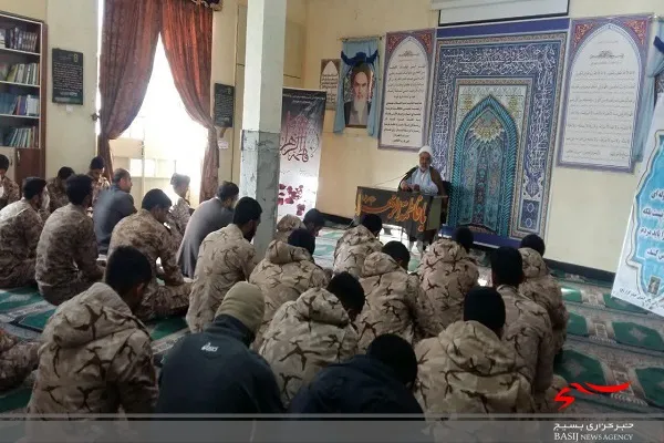 مراسم محوری شهادت حضرت فاطمه زهرا( س ) در یگان امنیتی حیدر کرار  برگزار شد