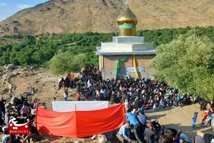 همایش پیاده&zwnj;روی غدیر در روستای وهنان
