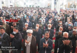 رجز خوانی عاشقانه عکس&zwnj;ها از شکوه نماز عید فطر مردم دیندار دامغان