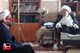 دیدار مسئول و&zwnj;جمعی از کارکنان اداره تبلیغات اسلامی گناوه با روحانی مبارز در گناوه