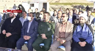 بازدید از پروژه احداث استخر ذخیره آب قنات بلده شهرستان فردوس
