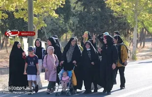 پیاده روی خانوادگی عید سعید غدیر خم در جنگل های سرخه حصار