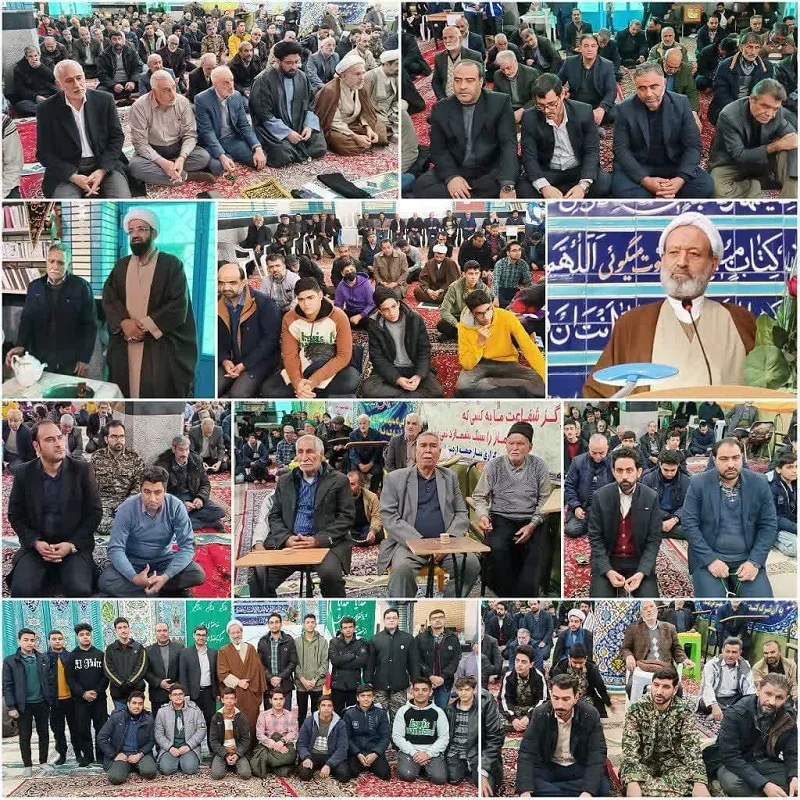 حضور رزمندگان شهرستان اردستان در نماز عبادی سیاسی جمعه