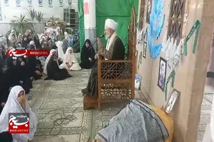 حضور بانوان در مراسم معنوی اعتکاف شهرستان اسدآباد
