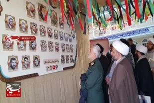 رونمایی از یادمان شهدای روحانیت شهرستان همدان