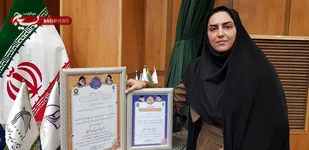 کسب رتبه برتر بانوی جهادگر کهگیلویه و بویراحمدی در جشنواره ملی مالک اشتر بسیج