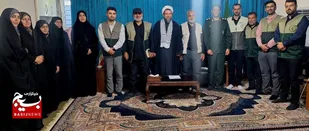 دیدار جهادگران و مسئولان بسیج سازندگی با امام جمعه سرخ&zwnj;رود / تأکید بر استمرار نهضت خدمت&zwnj;رسانی در منطقه