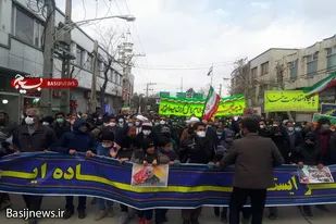 راهپیمایی استکبارستیز و دشمن کوب یوم الله ۲۲ بهمن در تویسرکان