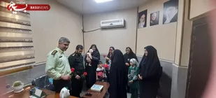 تکریم نیروهای کلانتری ۱۳ شهرگلستان