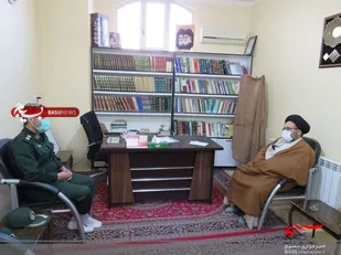 دیدار فرماندهی ورزمندگان گردان112امام حسین(علیه السلام) با امام جمعه شهرضا