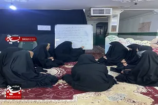نوجوانان بسیجی سرخه به یاد شهدای غزه قرآن تلاوت کردند
