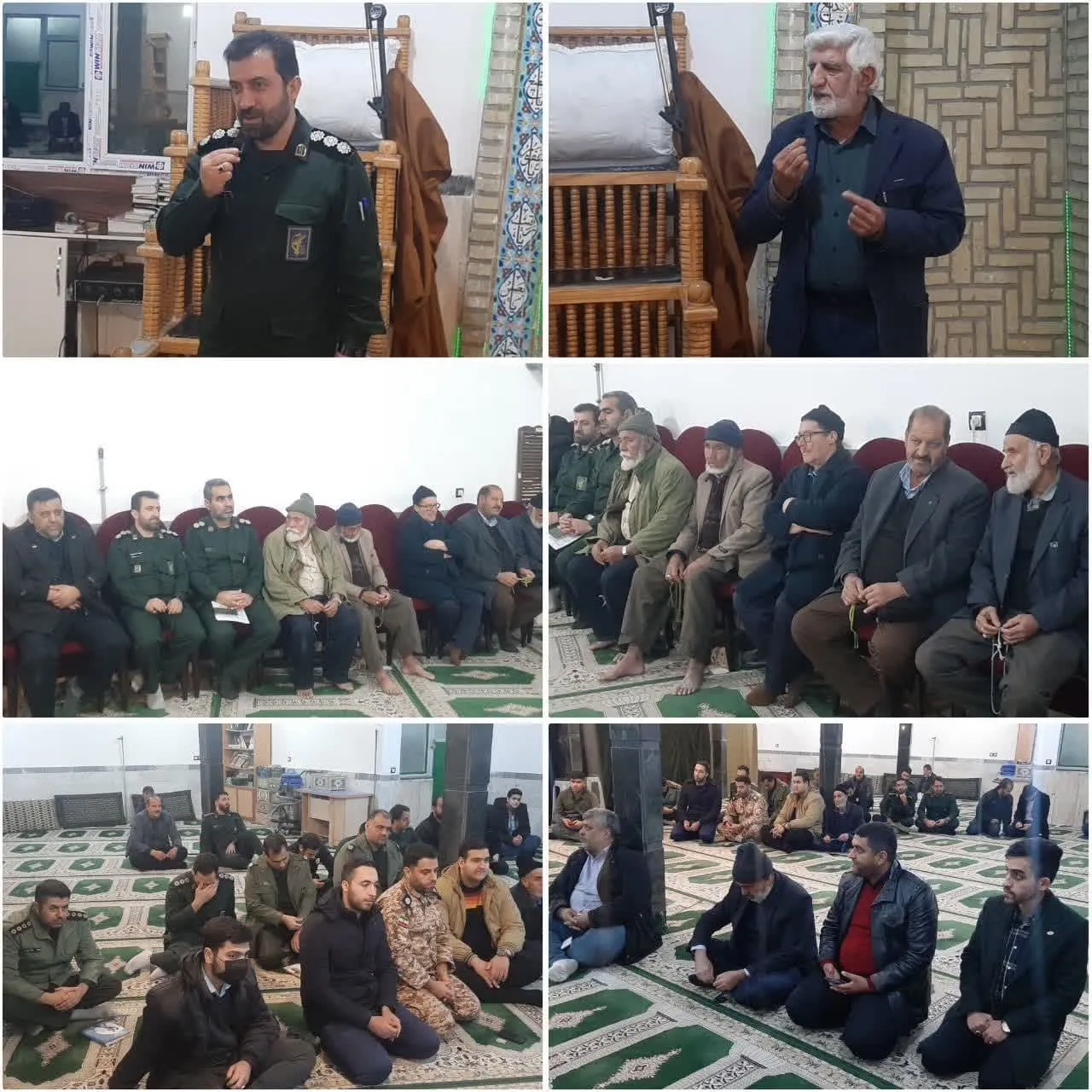 نشست بصیرتی و جهاد تبیین در مسجد امام حسین(ع) روستای طارند پیشوا