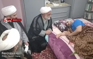 دیدار با جانباز بسیجی برادر طلبه، جناب آقای آل آقا