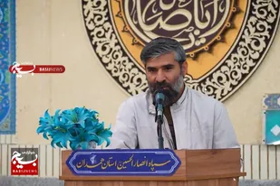 شعرخوانی فرهنگیار شاعر سید داوود حسینی در مدح حضرت زهرا(س)