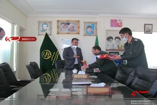 دیدار فرمانده سپاه کاشمر از کارکنان جهاد کشاورزی این شهرستان