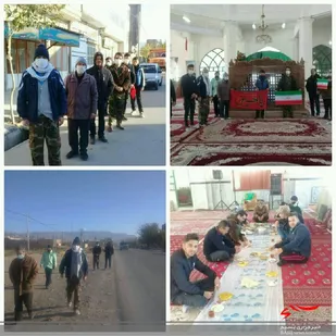 پیاده روی عمومی بسیجیان پایگاه موسی بن جعفر اسفراین