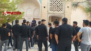 اردوی فرهنگی تفریحی  آشنایی با تخت فولاد اصفهان توسط گردان107امام حسین(علیه السلام) برگزار شد