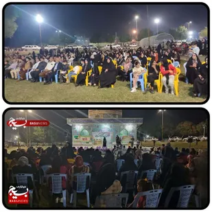 جشن میلاد بانوی کرامت در جوار شهدای گمنام