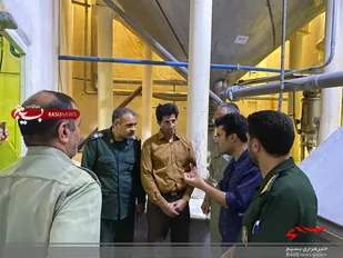 بازدید اعضای کلینیک صنعت یار بسیج از کارخانه زرین ذرت شاهرود+ تصاویر