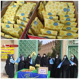 کمک مومنانه طلاب خواهر جهادگر بسیجی شاهرود به نیازمندان+ تصاویر