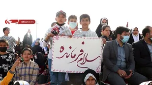 برگزاری پویش سلام فرمانده   در استادیوم ورزشی شهدای شهرستان قدس