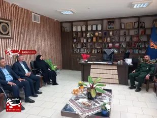 دیدار مسئولین مدیریت شاهرود با فرمانده سپاه شهرستان