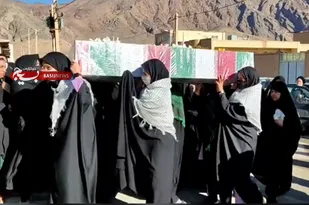 مراسم استقبال از شهید گمنام در اسلامیه