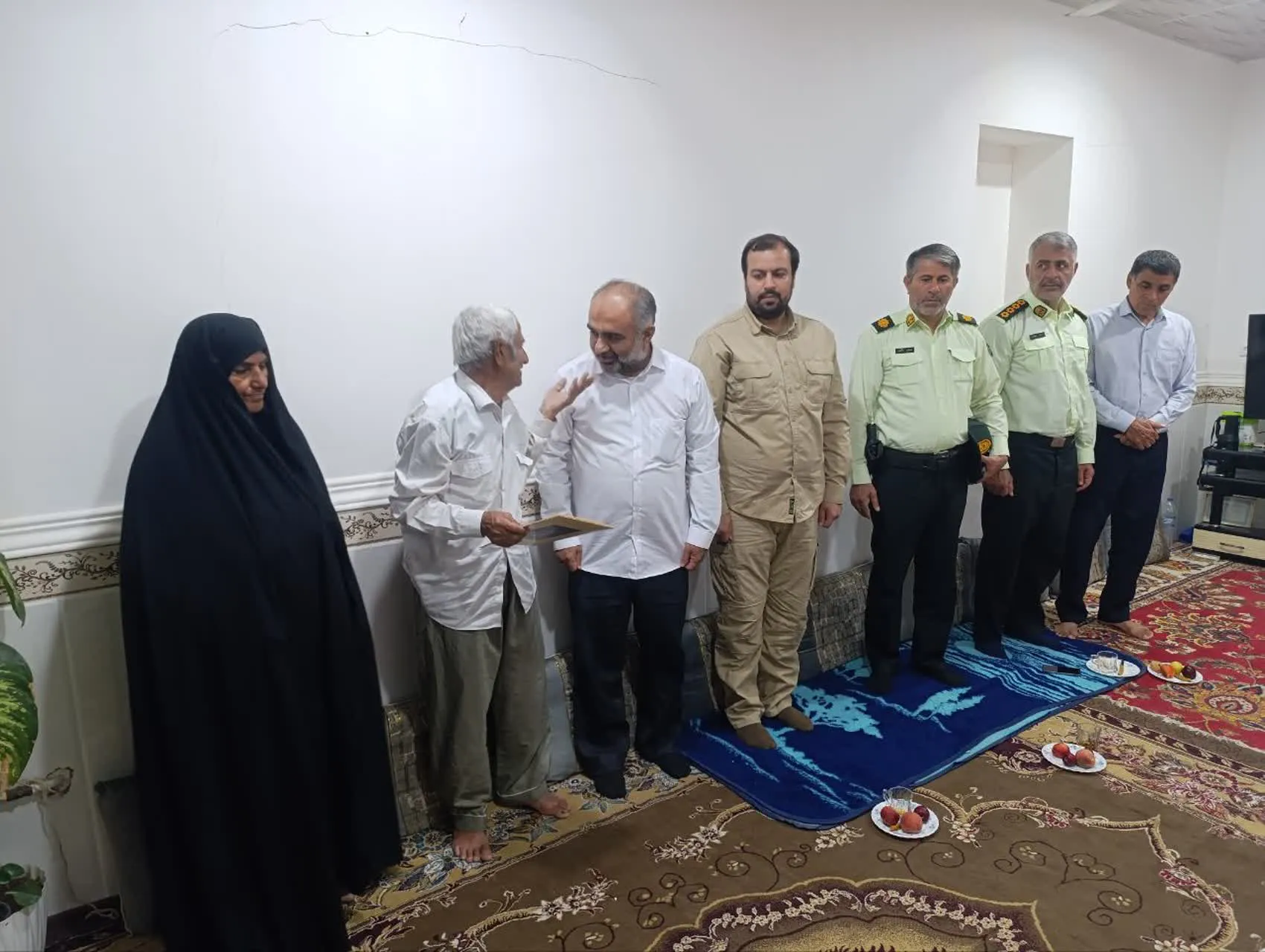 دیدار با خانواده شهید