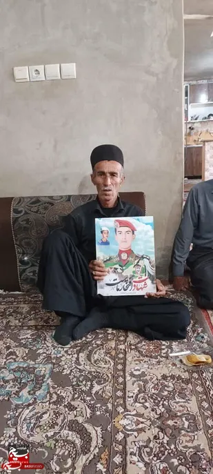 دیدار با خانواده سرباز شهید سلمان ململی گلزاری