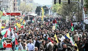 فریاد آزادی&zwnj;خواهی، حق&zwnj;طلبی و استکبارستیزی مردم مشهدالرضا در هم&zwnj;نوایی با مردم مظلوم فلسطین+فیلم و تصاویر