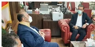 پیگیری مشکلات کشاورزان پیشوایی در دیدار فرماندار با مدیر شعب بانک کشاورزی استان تهران