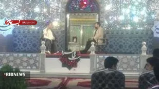 شب خاطره قیام ۱۵ خرداد در صحن مطهر جعفربن موسی(ع) پیشوا