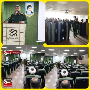فرمانده ناحیه مقاومت بسیج شهرستان ایذه در جمع فعالان مساجد شهرستان