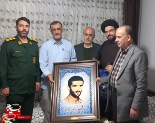 دیدار معاون هماهنگ کننده سپاه قم با خانواده شهید نائیج