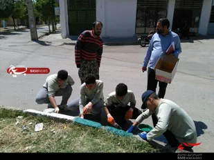 اردوی جهادی حلقه های صالحین پایگاه بسیج امام خامنه ای شاهرود