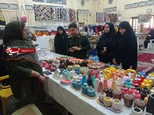 افتتاح نمایشگاه اقتصاد مقاومتی و عفاف و حجاب در شهرستان جم
