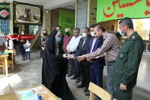 تجلیل از هنرمندان نوجوان نقاش شاهرودی به روایت تصویر
