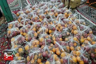 توزیع ۲۵۰ بسته معیشتی به همت خیرین درگزین در آستانه شب یلدا+تصاویر