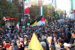 راهپیمایی مردم زنجان در حمایت از کودکان و زنان مظلوم غزه