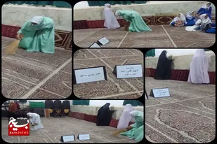 مساجد ایرانشهر به مناسبت هفته قرآن و عترت غبارروبی شد