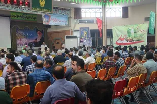 جشن بزرگ عید ولایت با حضور رزمندگان و پیشکسوتان گردان حضرت امیرالمومنین علی(علیه السلام)