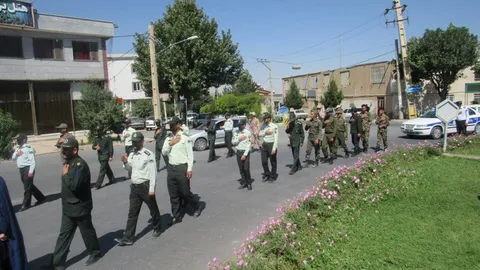 کاروان عزاداری نیروهای مسلح درتفرش